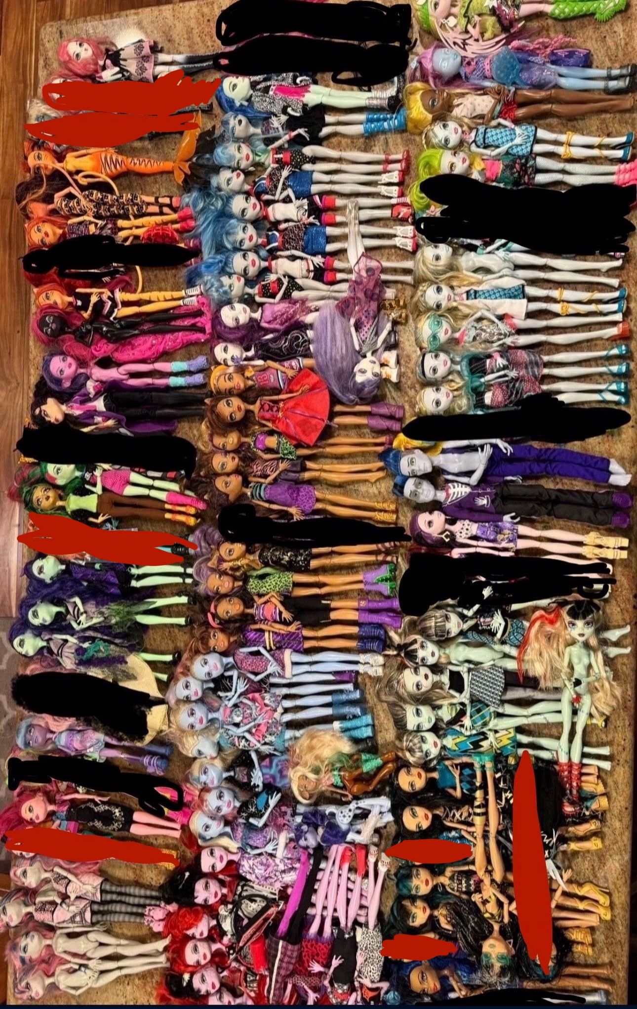 Monster High dolls- Prices Vary! Read Description