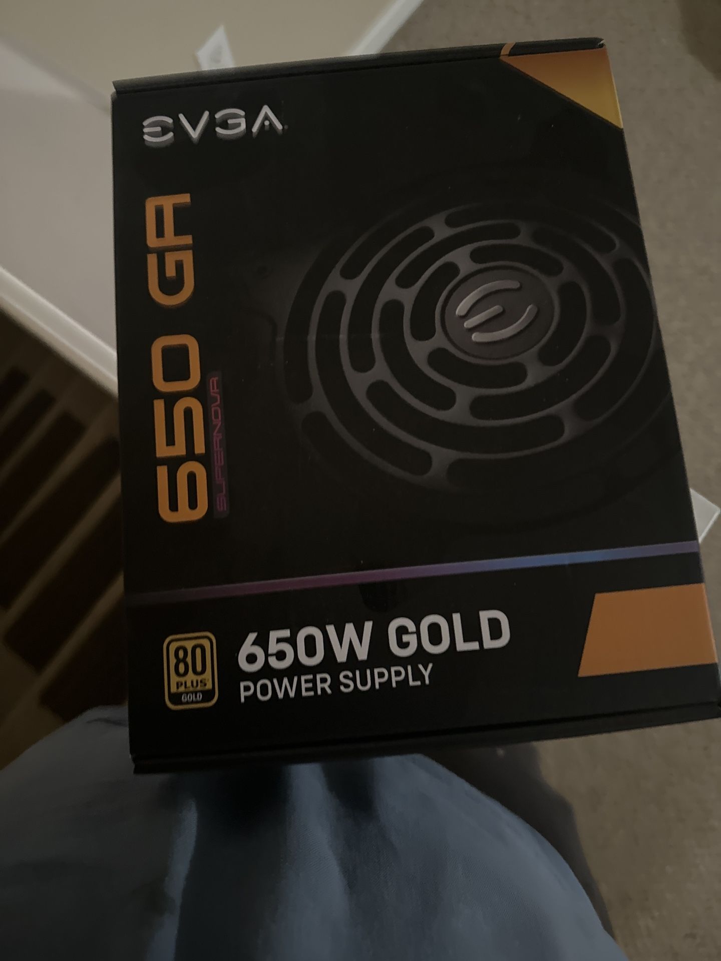 EVGA PSU 650W, 80 Plus Gold