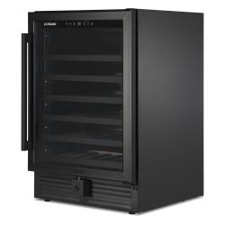 New Open Box 24" Matte Black 52-Bottle Wine Cooler