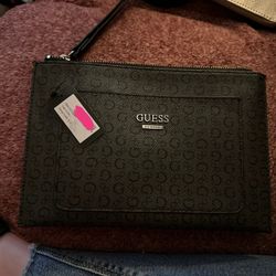 Guess Black Wristlet 