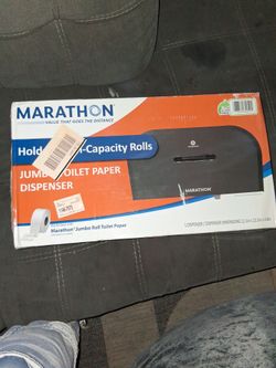 Jumbo toilet paper dispenser