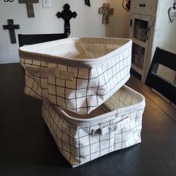 Collapsible bins both for $4