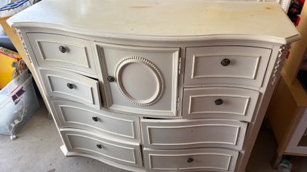 Dresser with mirror