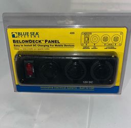 Blue sea BelowDeck Panel systems panel dc Charging $40 OBO