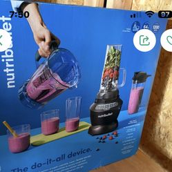 New - NutriBullet 1200W Blender Combo