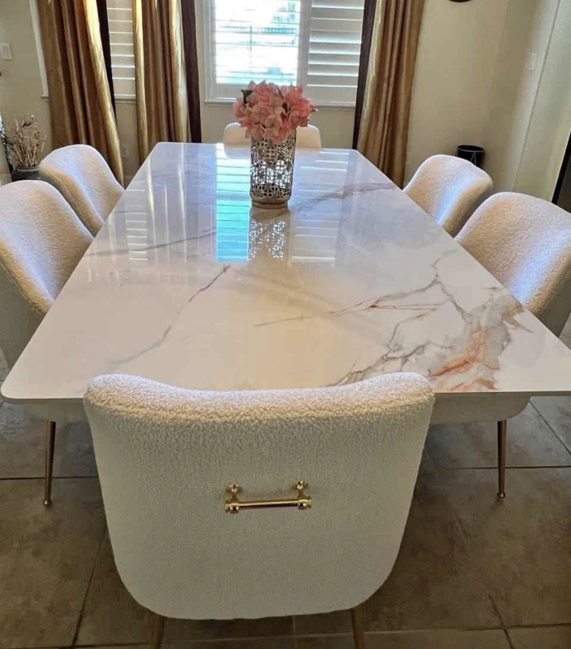 DINING TABLE AND CHAIRS