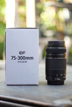 EF 75-300mm f/4-5.6 |||