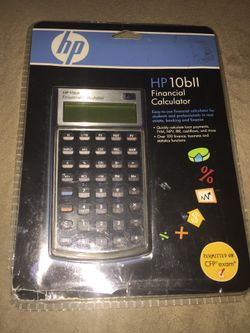 Hp 10bII Financial calculator brand new still in box