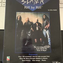 SLAYER GUITAR TAB / TABLATURE / RIFF BY RIFF  / SLAYER GUITAR SONGBOOK