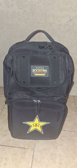 Rockstar Energy carry-on suitcase