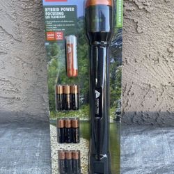 Ozark Trail 2600 Lumen LED Hybrid Power Flashlight with