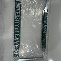 University Of La Verne License Plate