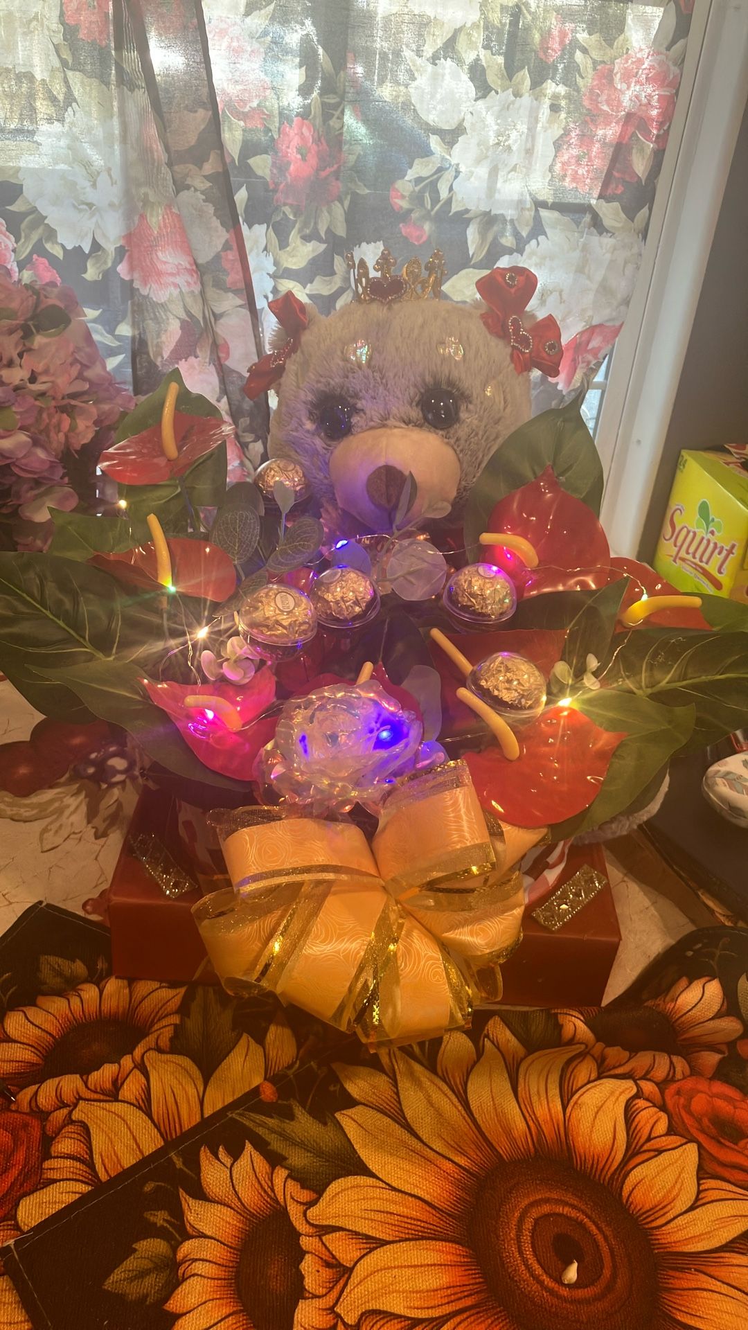 Regalo Para CumpleaƱos Y Para Toda Ocacion Canasta Con Oso Grande
