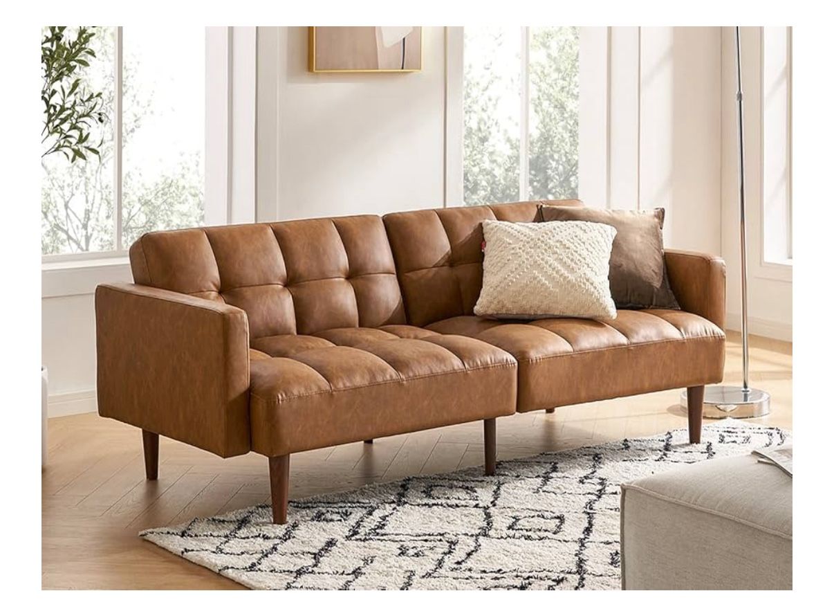 Sofa, Couch, Sofa Bed, Loveseat, Sleeper, Brown