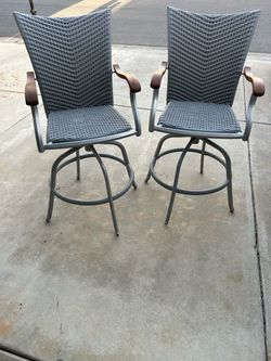 Yard Bar Stools/Set of 2