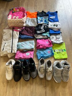 boys L-XL clothes/Shoes Lot