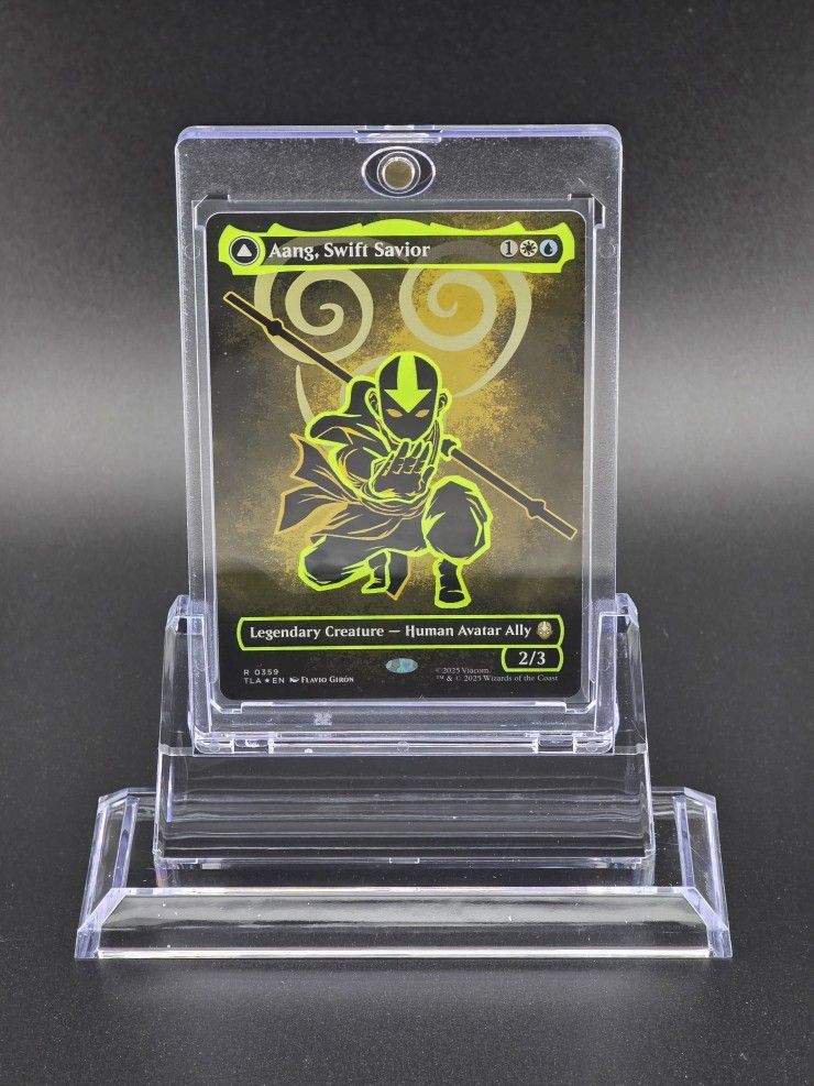 Aang, Swift Savior (Borderless) (Neon Ink Foil) - Avatar: The Last Airbender (TLA)