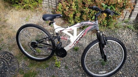 Almost New Mountain Bike And A Helmet