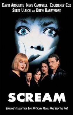 Scream Movie Sheet Credit Wall Poster 24"×36"