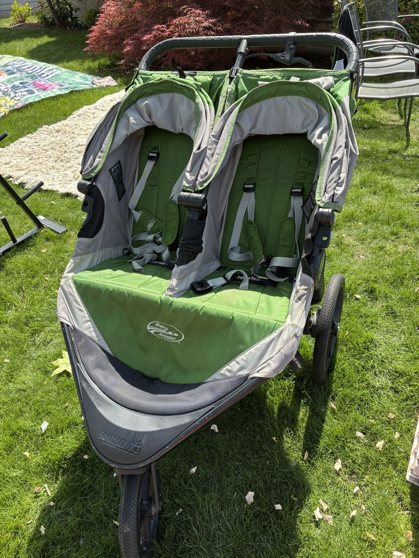 Baby Jogger Summit X3 Double Jogging Stroller