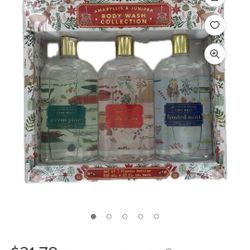 H+B Amaryllis and Juniper Body Wash, 3 Pack