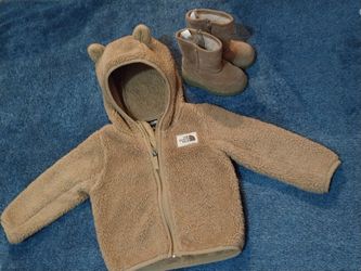 18-24 Months Northface (Unisex!) & Size 5 Boots