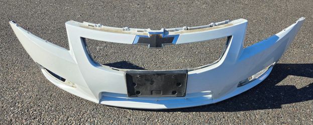 Chevrolet Cruze Front Bumper Cover White OEM