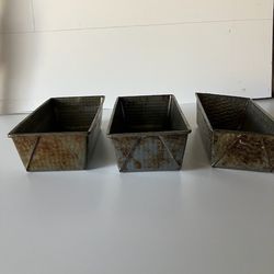 Vintage Ovenex Ecko No 2 Loaf Pan Bakeware Waffle Pattern 3.5 x 7.5