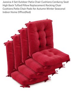 New set of 4 patio cushions
