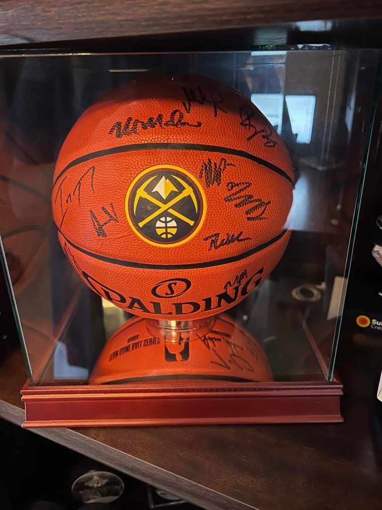 Denver Nuggets Team Signed Ball