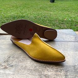Yellow Leather Shoes