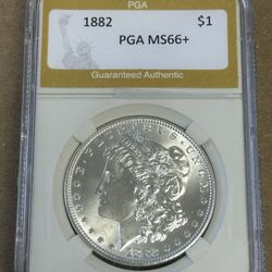 1882 Morgan Dollar PGA MS66+