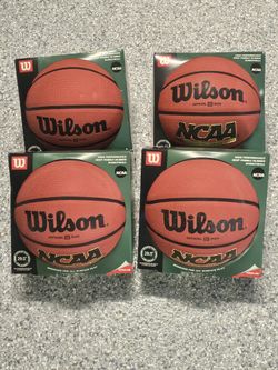New Wilson NCAA Basketballs Official Size 29.5"