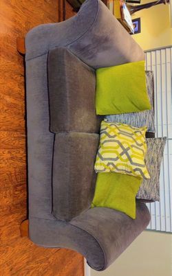 Sofa , loveseat, and side tables