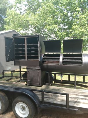 Photo BBQ Smoker on 16 ft trailer