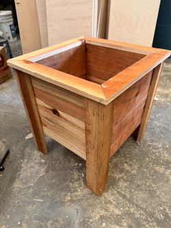 Redwood Planter