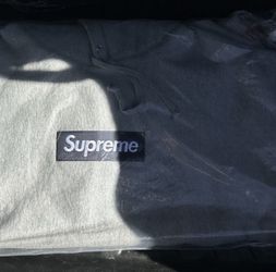 Supreme Box Logo Hooded Sweatshirt (FW25) Grey Blue