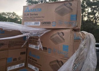 Slim Series 50-110 CFM Wall or Ceiling Bathroom Exhaust Fan with 3-Speed Adjustable High Speed Settings, ENERGY STAR
$50 EACH