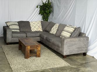 L-shape sectional couch