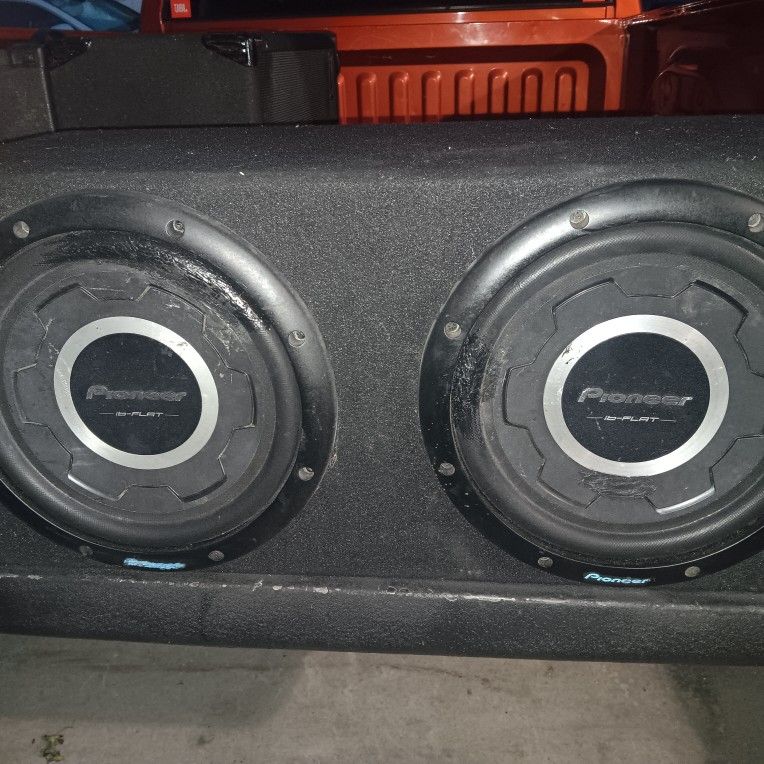 12 In Pioner Planas .Doble Bobina Cajon Cerrado