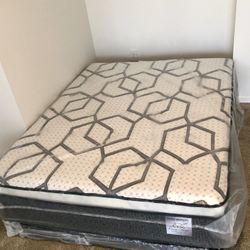 Queen Size Mattress 14” Inches Pillow Top Of High Quality Also Available in Twin-Full-King and Cali-King Same Day Delivery