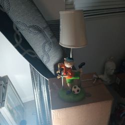 Kids Lamp Soccer Themed 