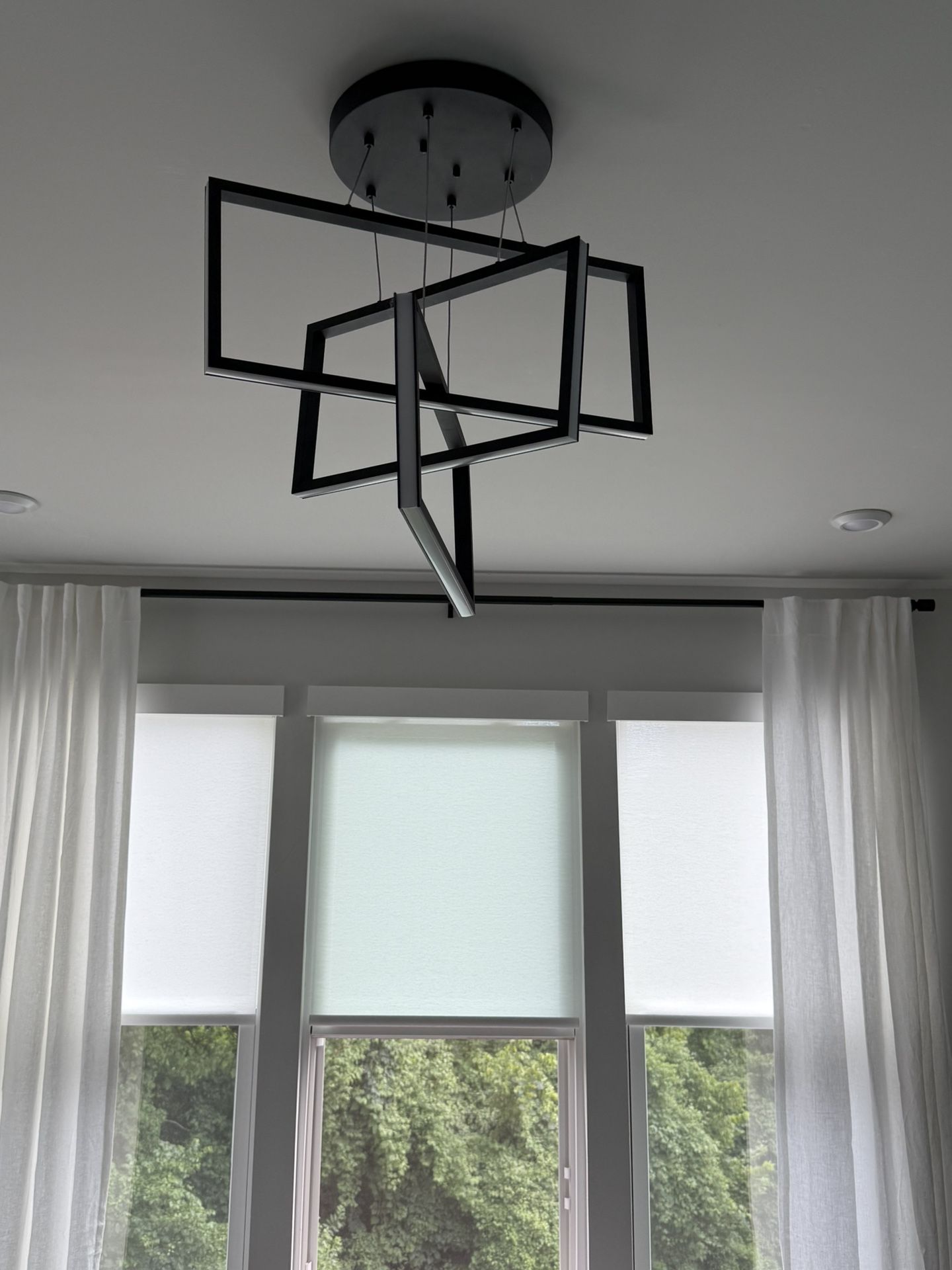 AFX Lighting Cole LED Pendant in Black