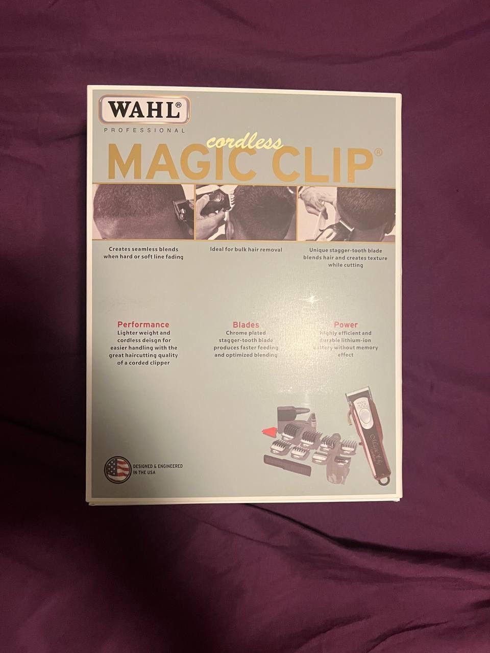 Wahl Professional Barber Combo Gold Set: 5-Star Magic Clip Clipper 8148-700 & Detailer Li 8171-700 - Bed Bath & Beyond - 42580553 - Foto 10