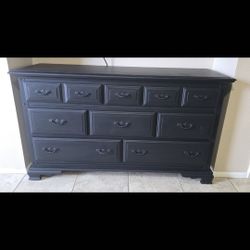 French Black Dresser