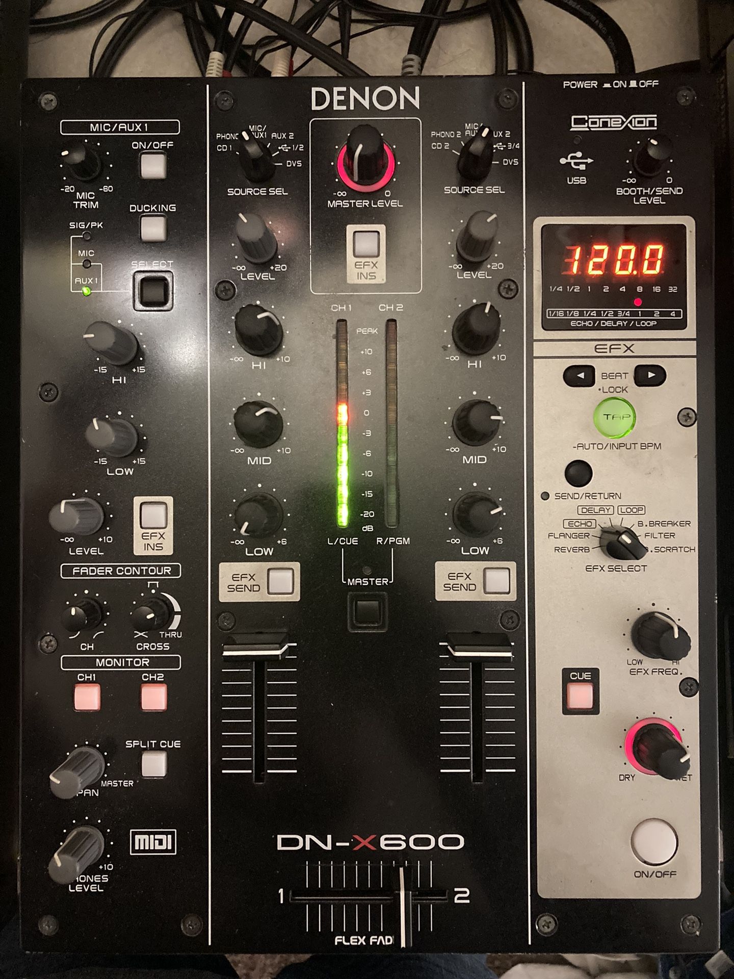 DENON DN-X600 dj Mixer $150 OBO Clean! for Sale in Visalia, CA