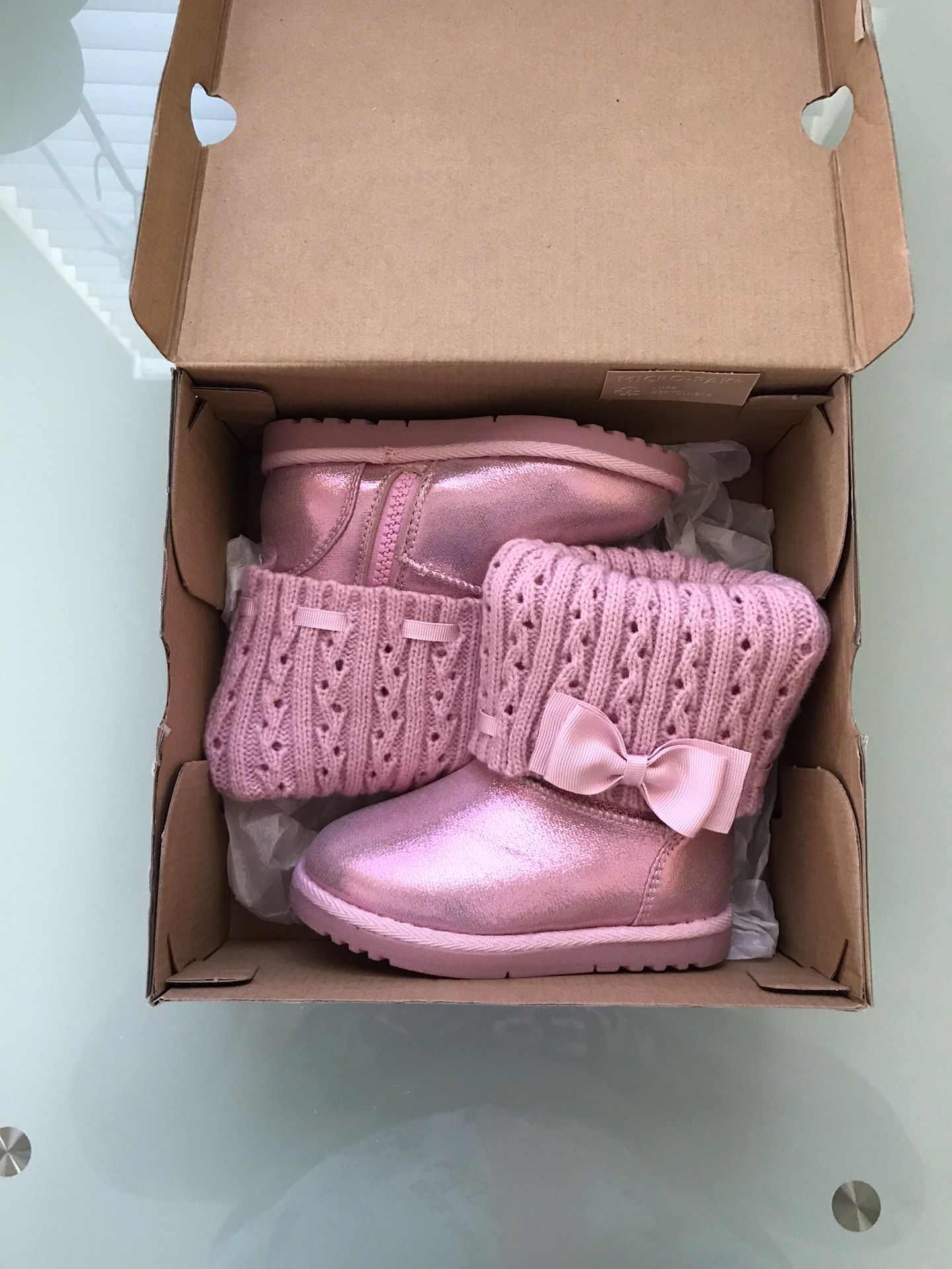 Toddler Girls Arizona Boots - Pink.