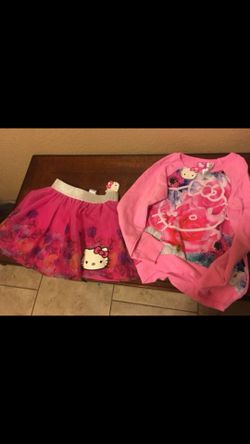Hello kitty girls set size 6