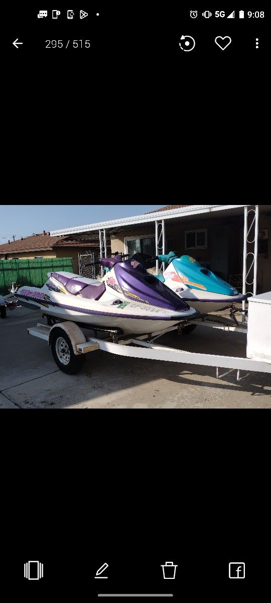 2000 SEADOO GTS 3 SEATER LOW HOURS BRAND NEW PERFORMANCE SEATS RUNNING