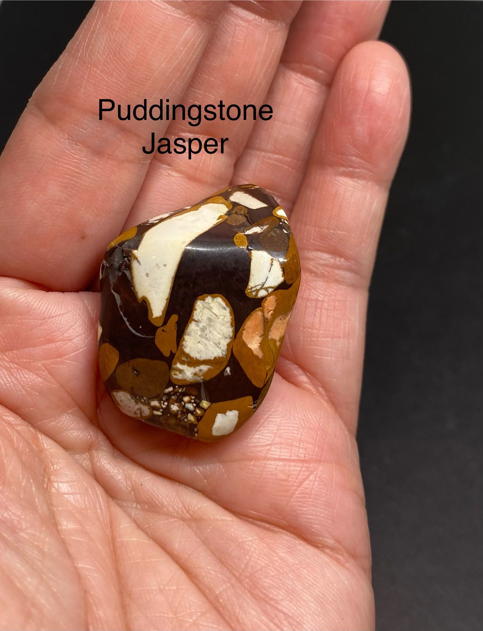 Puddingstone Jasper Genuine Stone 25g RARE